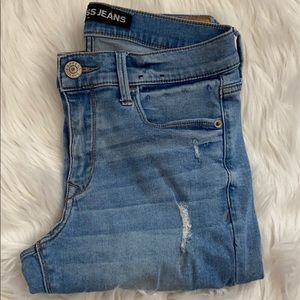 Express Destroyed Ankle Legging Mid Rise Size 8